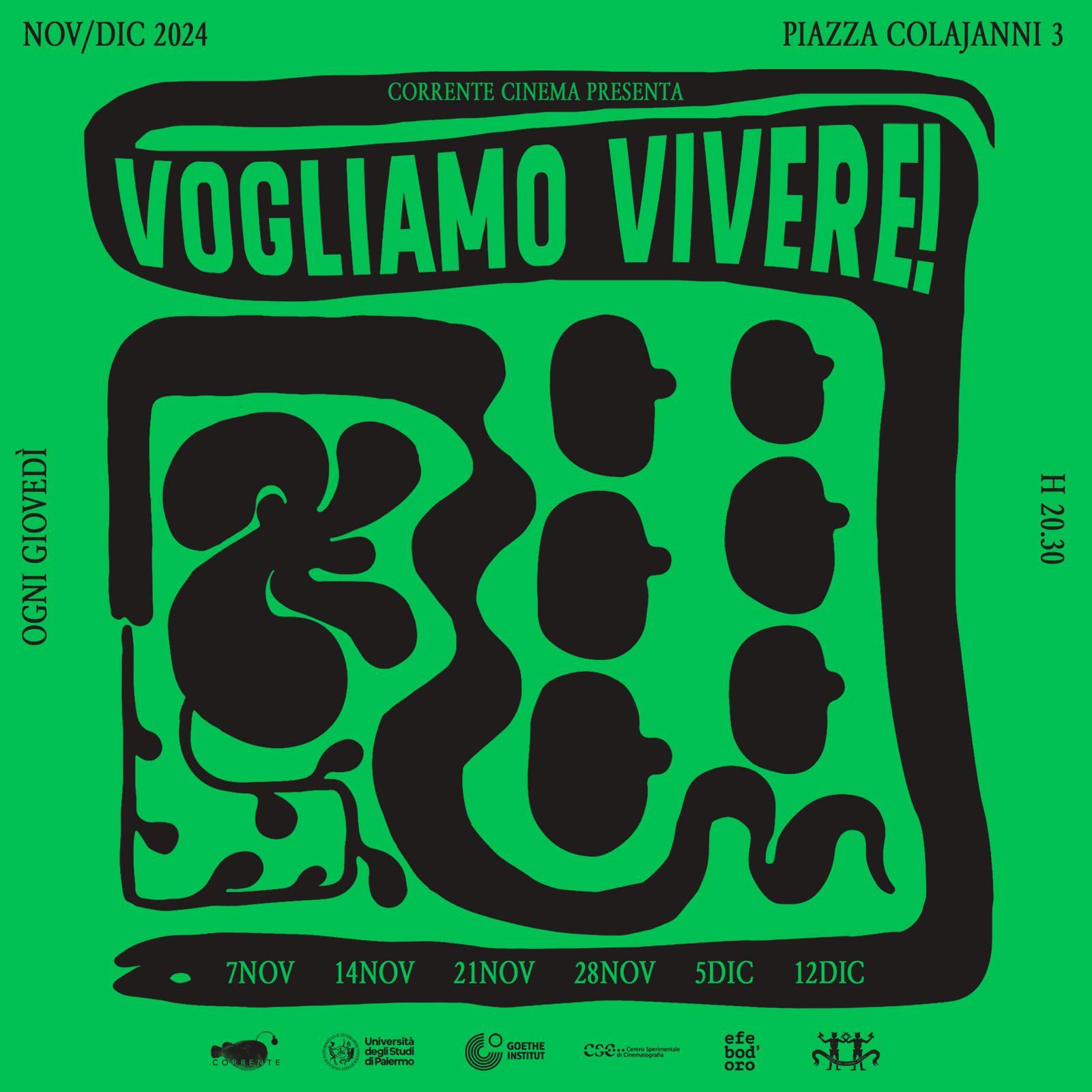 poster di "Vogliamo Vivere!"